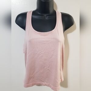 Lululemon Racerback Tank Pink Size 8 Lightweight Mesh Workout Top Swiftly Style